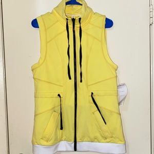 Bright Yellow Track Sweater Vest 🌟🌟